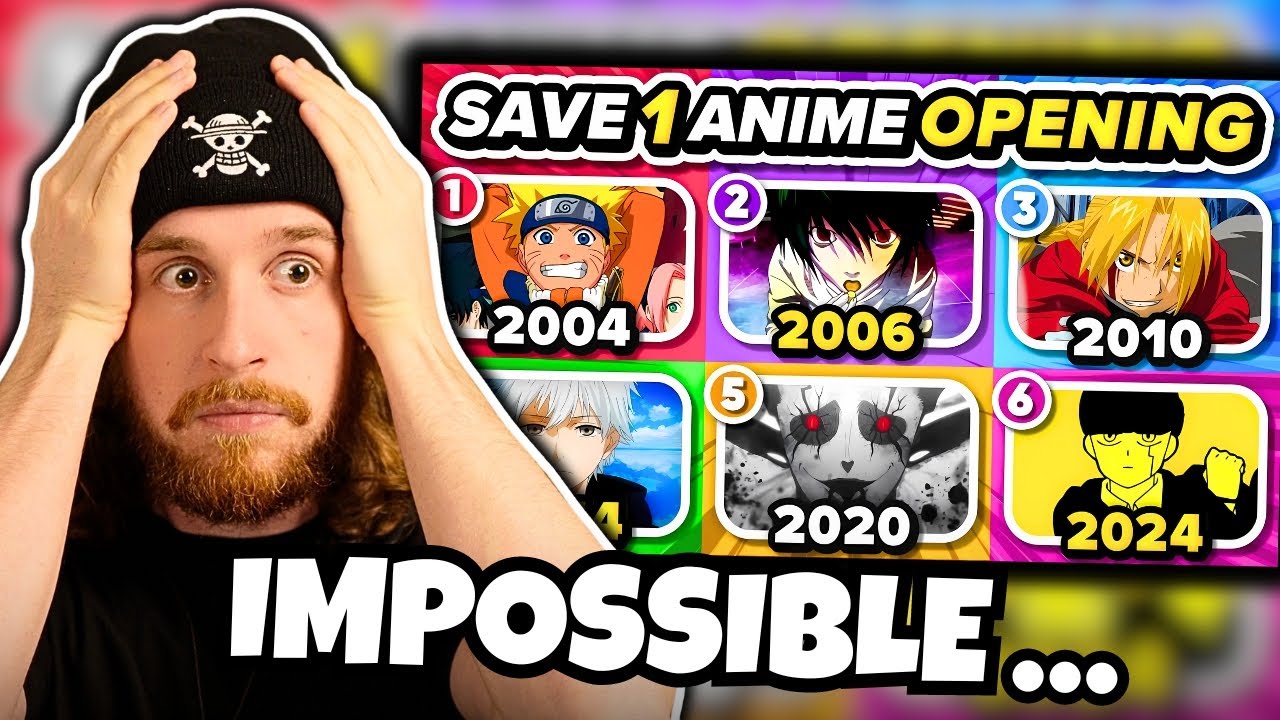 SAVE 1 ANIME OPENING for EACH YEAR (2004-2024)