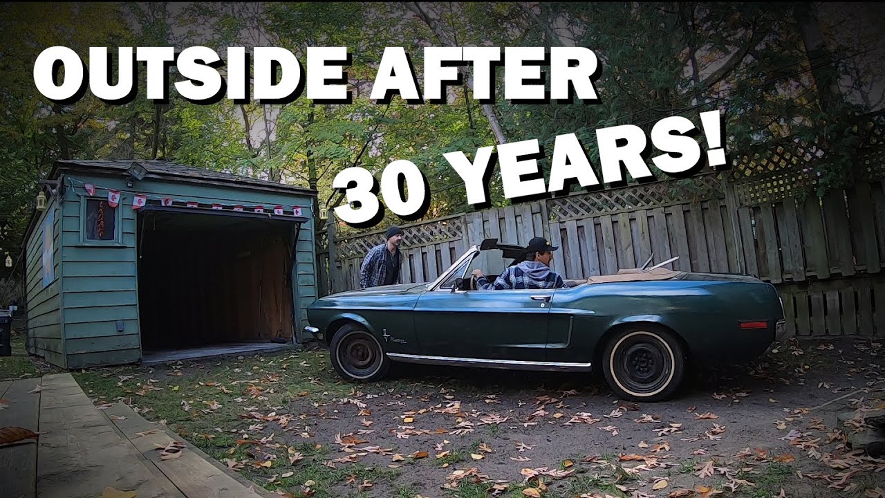 SITTING FOR 30 YEARS, 1968 MUSTANG REVIVAL PART 2