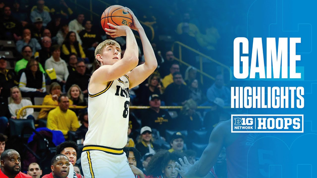 Rutgers vs. Iowa | HIGHLIGHTS | Big Ten Men's Basketball | 01/20/26