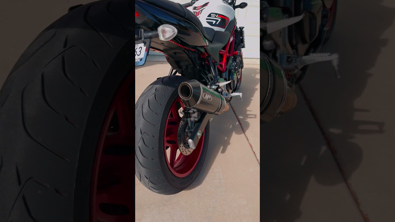 Suzuki SV650 - M4 Exhaust Sound