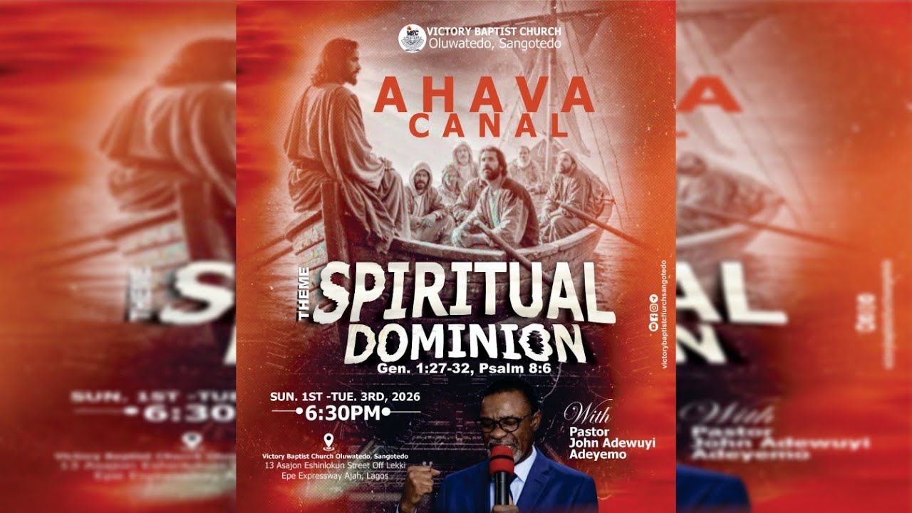 Ahava Canal || February Edition || Spiritual Dominion  || Pastor John Adeyemo || 3rd February, 2026.