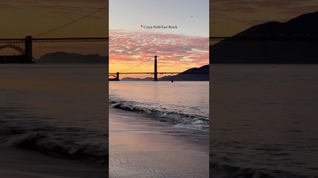 Best Sunset Spot in San Francisco 🌅 Golden Gate Bridge, Crissy Field