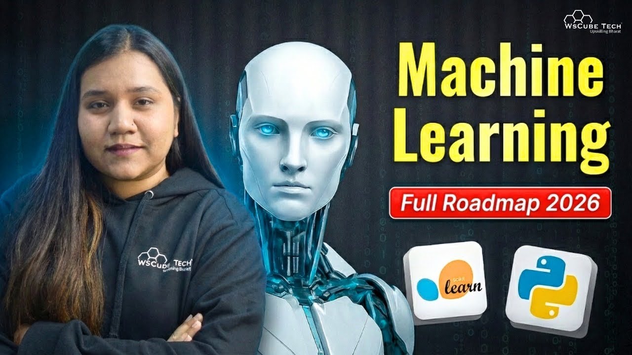 Machine Learning Roadmap 2026 | How to Reach 20 LPA Step-by-Step