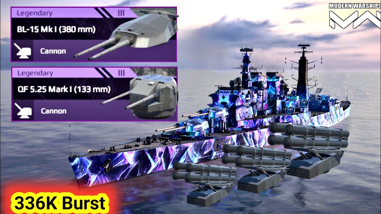 Most Brutal Battleship With TRG-300 Tiger GL Gameplay Modern Warship 