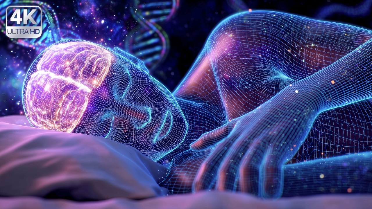 528Hz + 432Hz | The DEEPEST Healing Sleep : Stop Overthinking, Melatonin Release