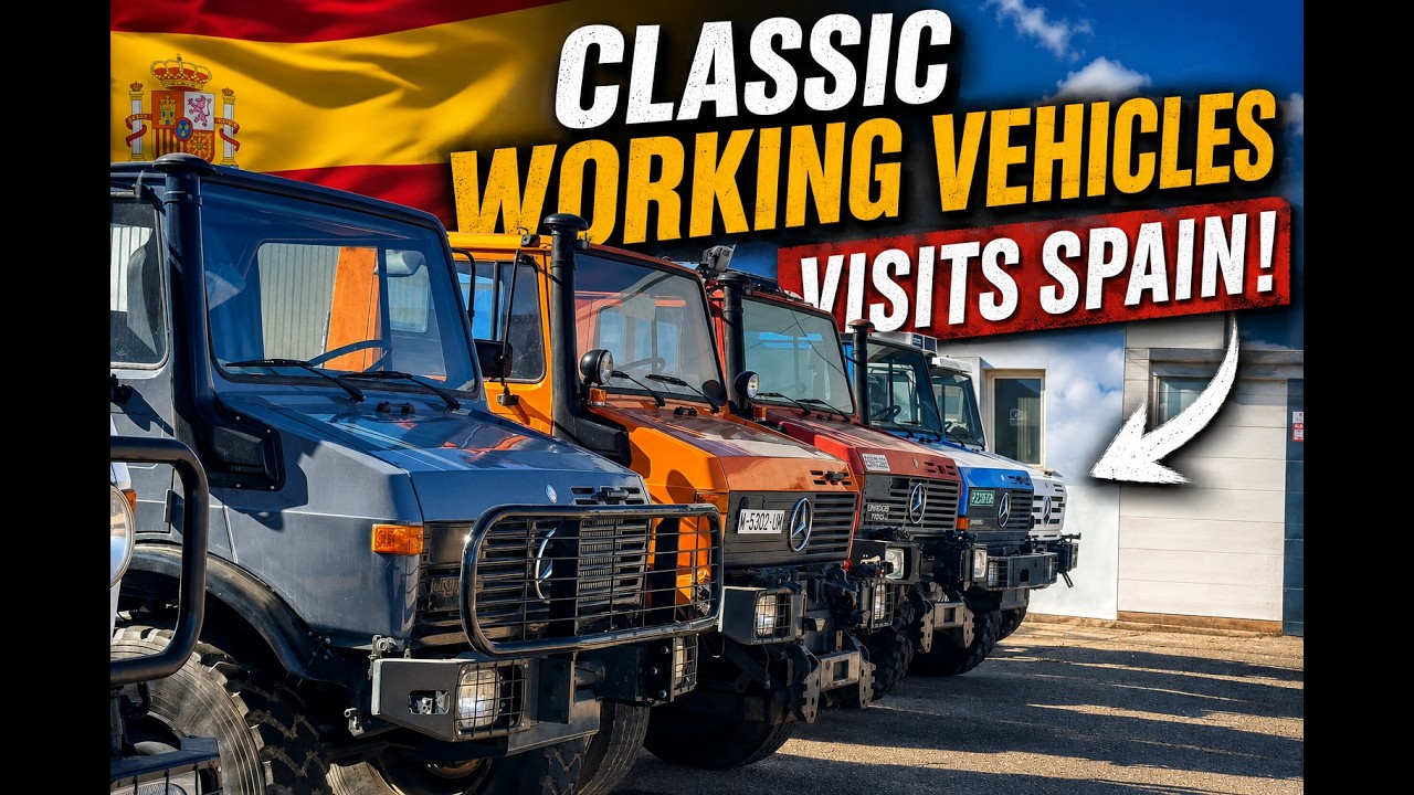 Журнал Classic Working Vehicles посетил компанию 'Unimog Import Trucks S.L.' в Испании 🌞