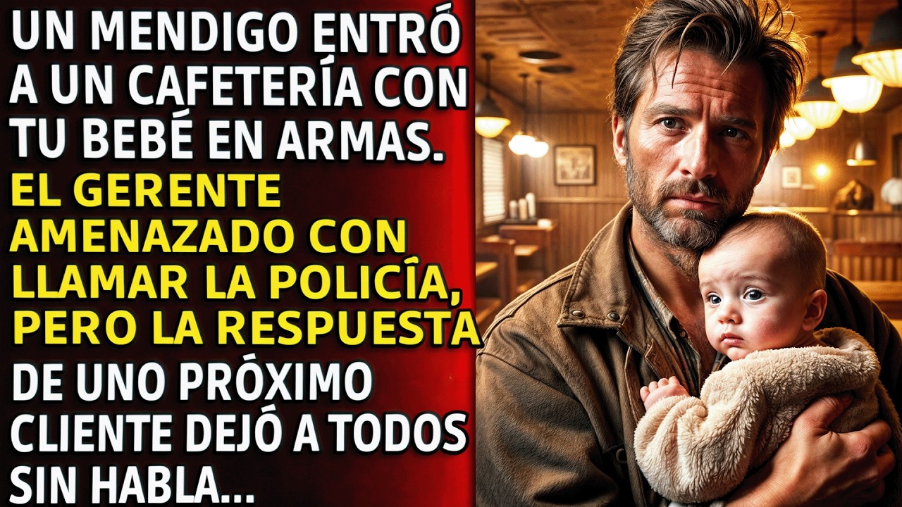 UN MENDIGO ENTR&Oacute; EN UN RESTAURANTE CON SU BEB&Eacute;... &iexcl;PERO NADIE ESPERABA LO QUE PAS&Oacute; DESPU&Eacute;S!