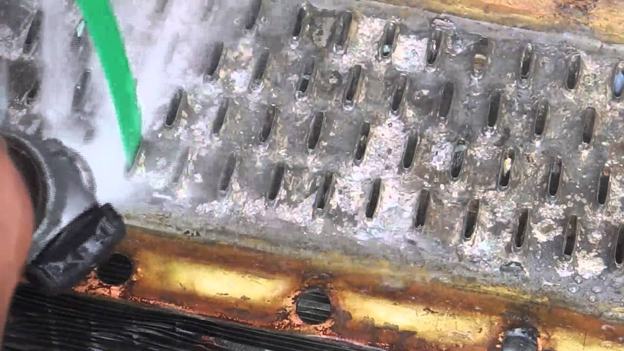 Rodding the radiator on a GM PD 3751