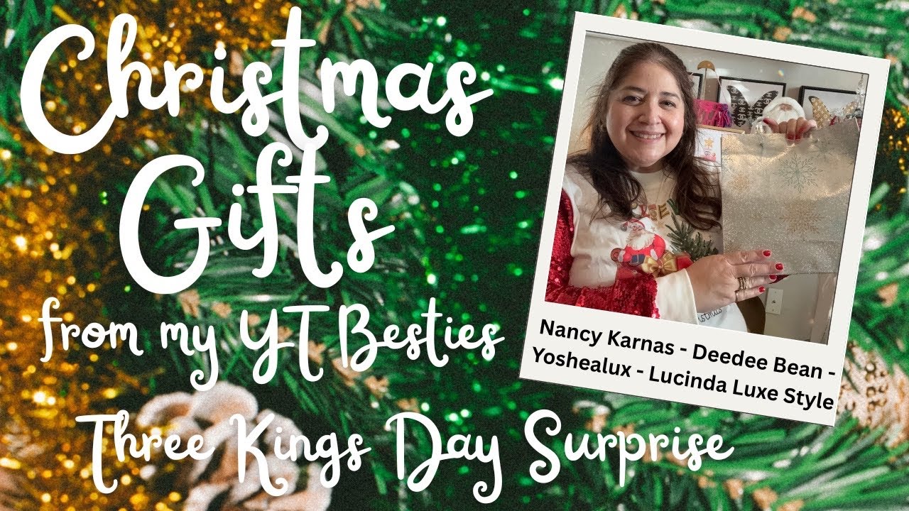 РОЖДЕСТВЕНСКИЕ ПОДАРКИ ОТ МОИХ ЛУЧШИХ ПОДРУГ С YOUTUBE - 2025 🎁 🎄@NancyKarnas | Camochica