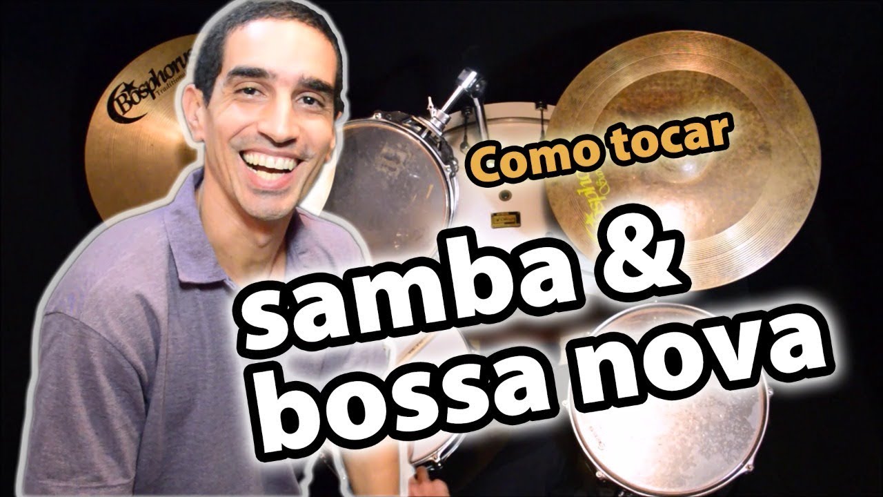 Como tocar SAMBA e BOSSA NOVA na BATERIA Preparação do Ritmo - Aula de bateria