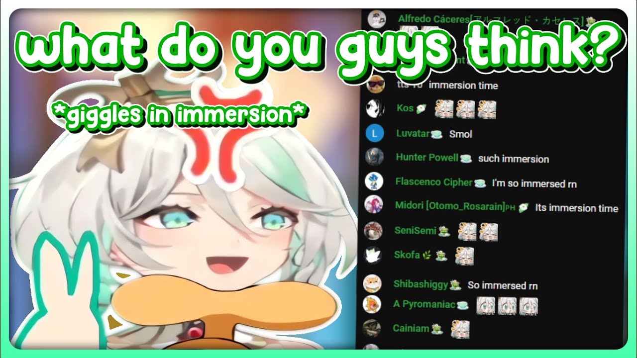 Cecilia Giggles a Lot After Seeing Her Immersions Finally Work Out