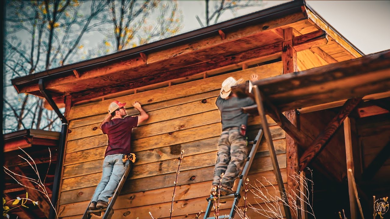 MILLING AND INSTALLING SIDING FOR THE WORKSHOP