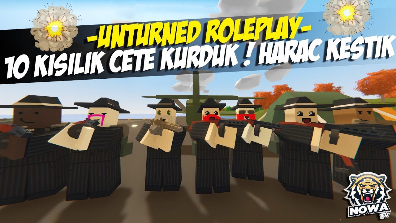 10 KİŞİLİK ÇETE KURDUK TÜM SUNUCUYU HARACA BAĞLADIK ! UNTURNED ROLEPLAY #91