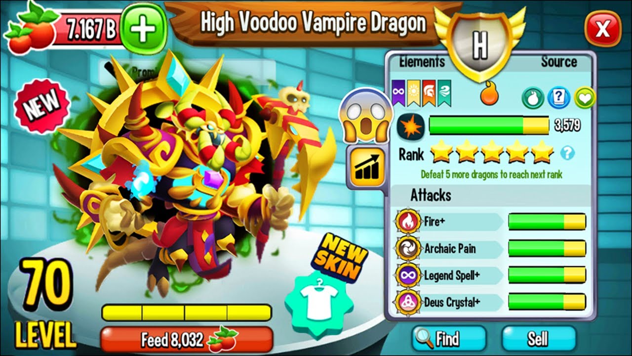 Dragon City: High Voodoo Vampire Dragon, NEW HEROIC | EXCLUSIVE DRAGON 2023! 😱