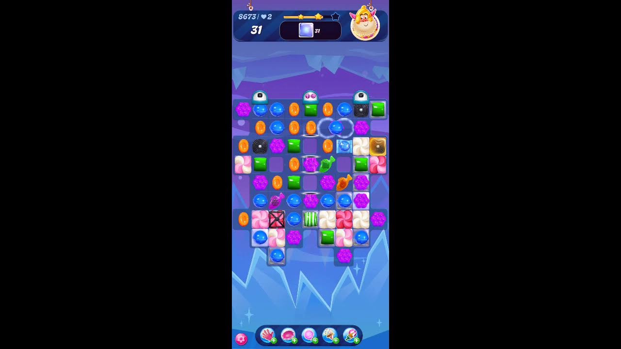 Candy Crush Saga Live Streaming Hard  level