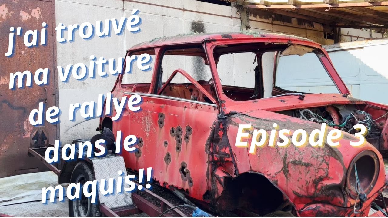 Quand une épave se transforme en mini Cooper de rallye petit à petit en  time lapse! Partie 3.