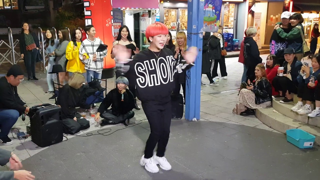 20191010 홍대 댄스팀 에너자이주(energyju), 레드크루(red crew) 강용 합동버스킹 01 - Girl's Day  - Twinkle, Twinkle (반짝반짝)