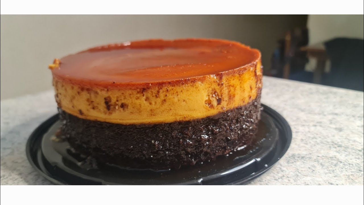 (chocoflan torta imposible quesitorta)muy fácil y deliciosa, también aprende a decorar #chocoflan