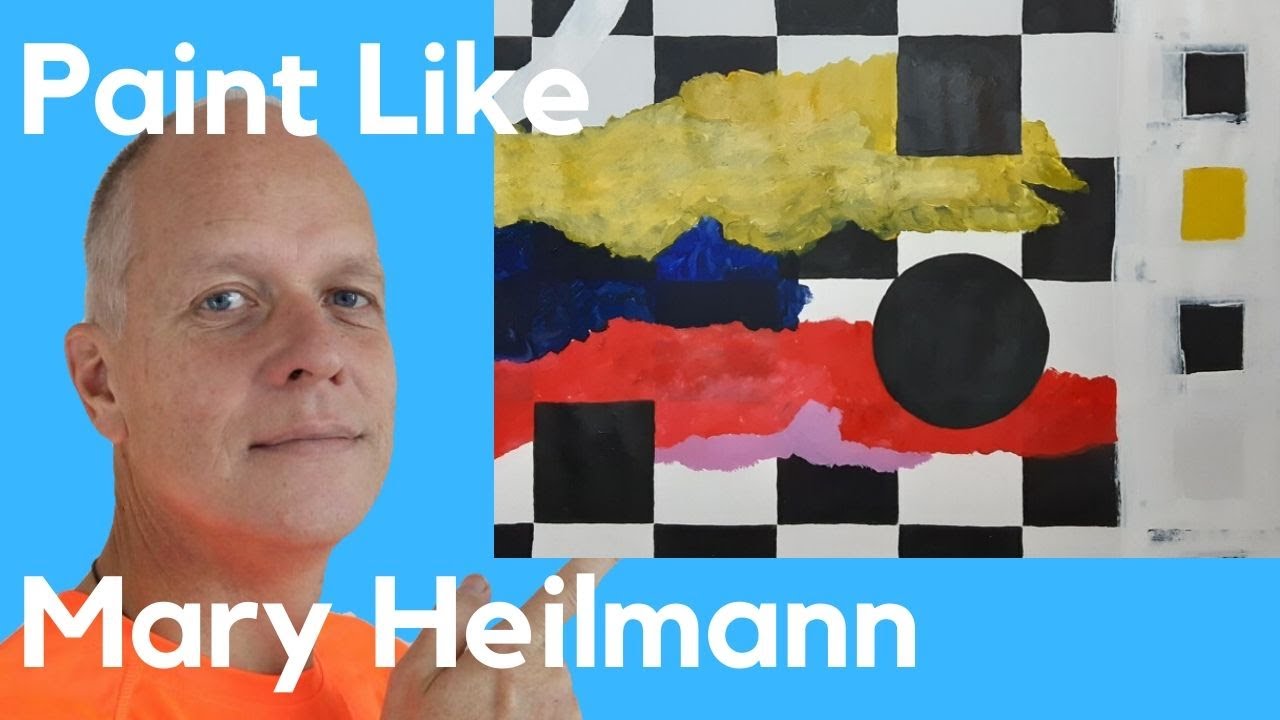 Paint like Mary Heilmann &ndash; A lazy painter joyful painting modern geometric art