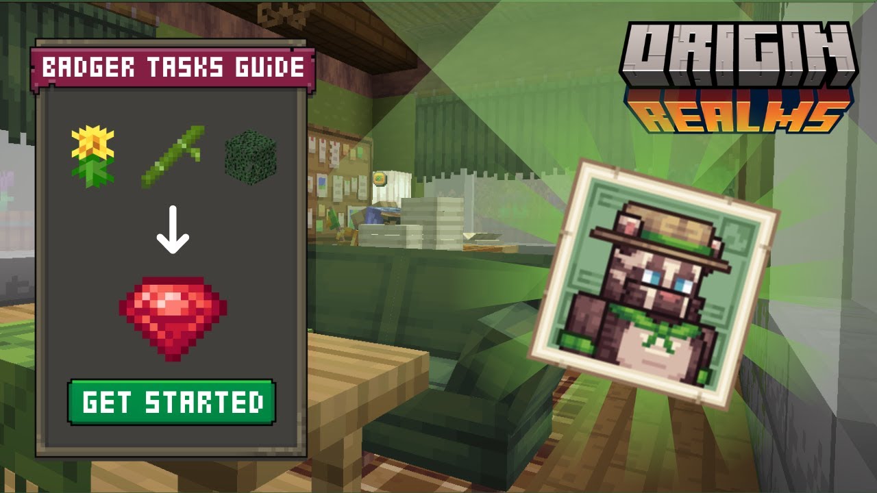 ORIGIN REALMS | Completing  Badger Tasks With Friends