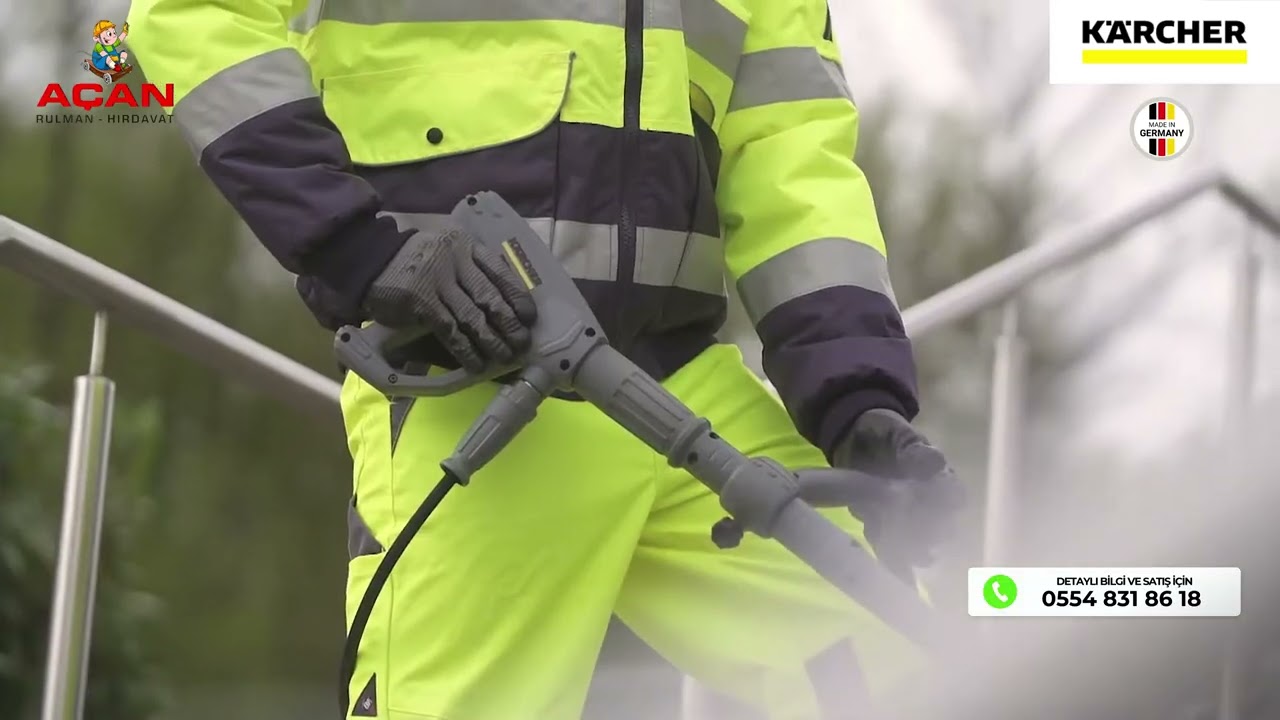 Karcher HD 5/15 C'nin 200 Bar basınç'a çıkan gücü ile zorlu kirleri yok edin!