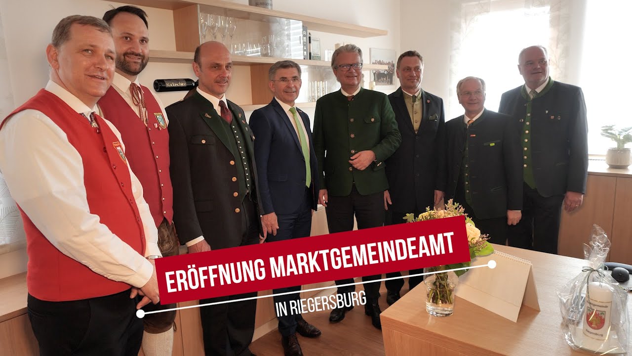 Eröffnung Marktgemeindeamt in Riegersburg | Styria | Austria | vulkantv.at
