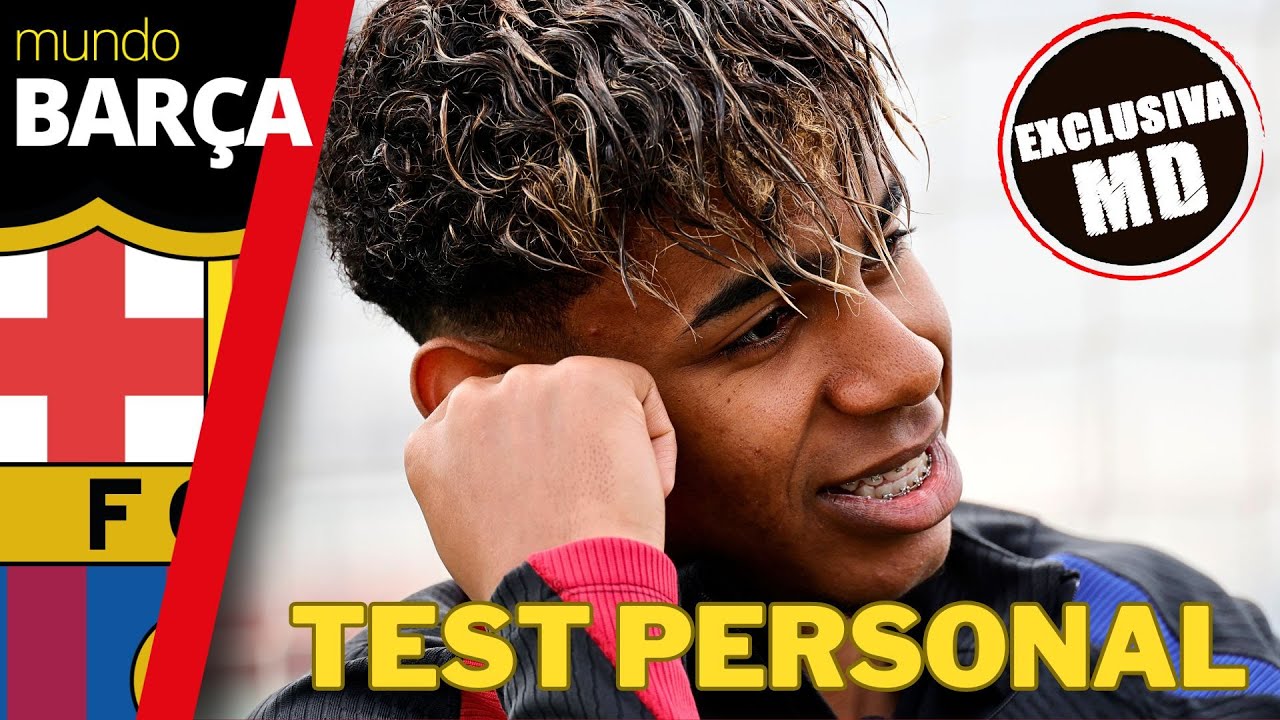 Test Personal EXCLUSIVO LAMINE YAMAL : Las curiosidades del crack del Barça | FC BARCELONA