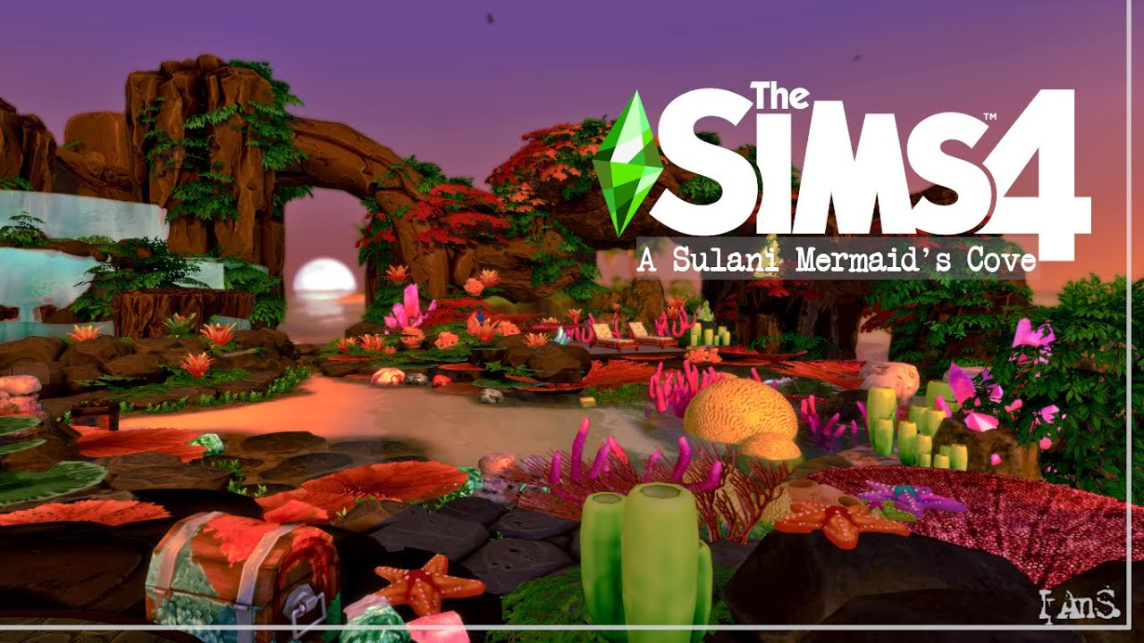 A Sulani Mermaid's Cove | The Sims 4 | NO CC | Stop Motion