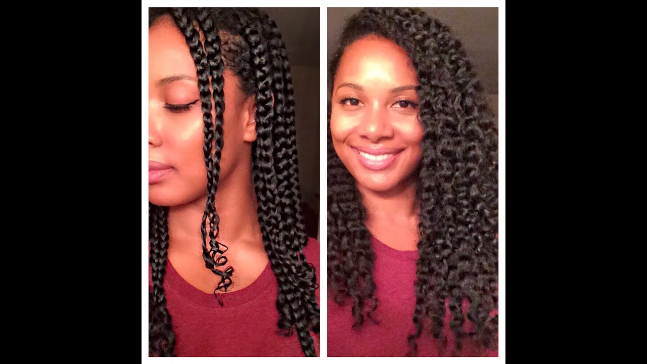 Natural Hair l Defined Braid Out