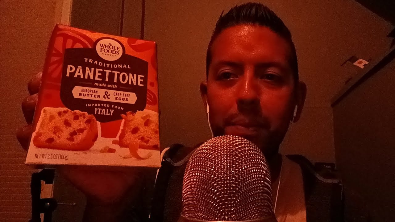 ASMR PANETTONE EATING SOUNDS