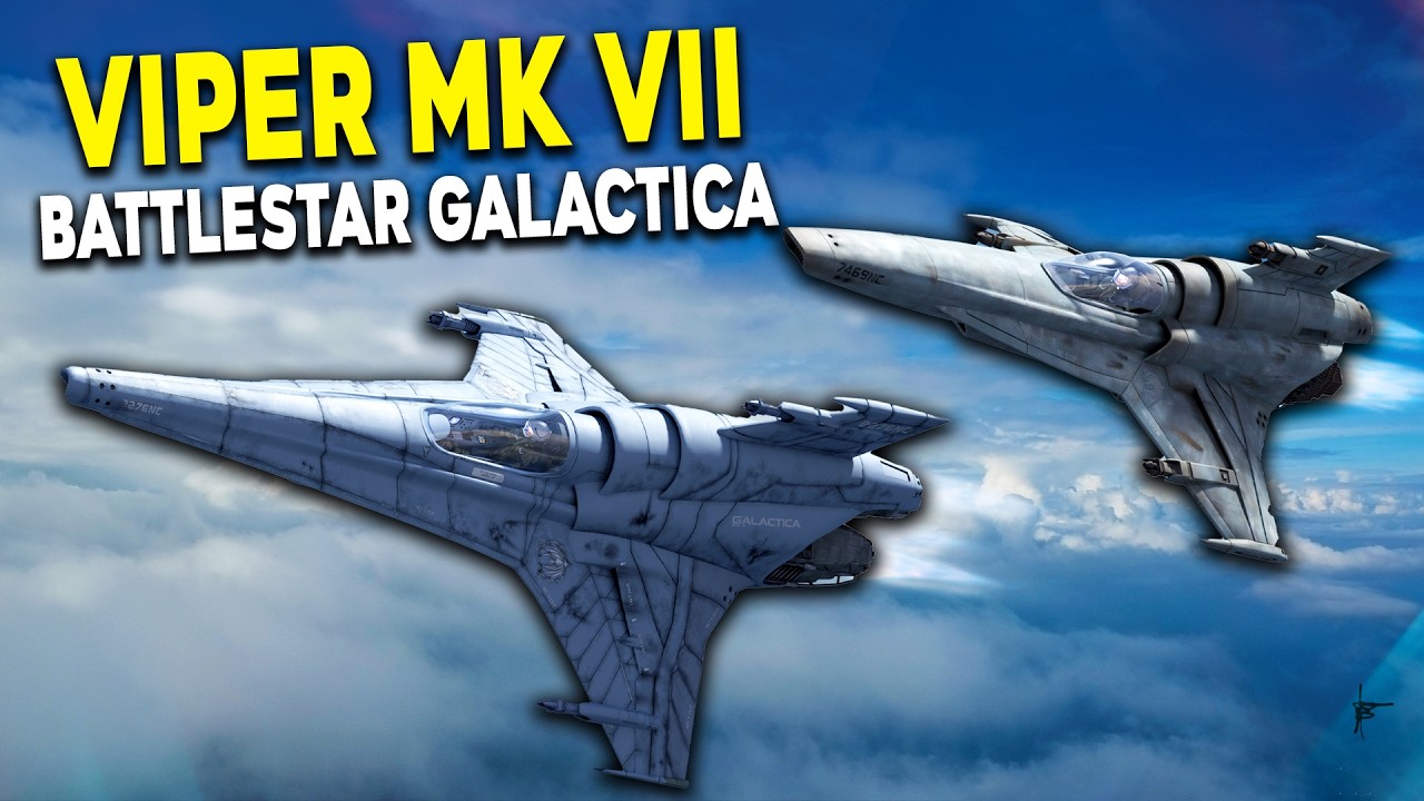 НОВЫЙ Viper MkVII от Battlestar — Battlestar Galactica Starships Explained