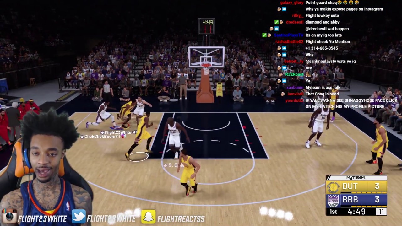 FlightReacts ПРОИГРЫВАЕТ СТАВКУ В 100$ на MyTEAM | NBA2K19