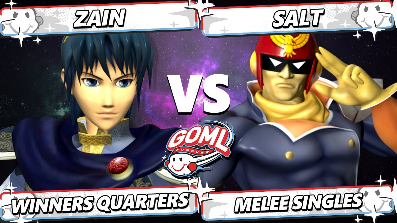 GOML 2025 - Zain (Marth) Vs. Salt (Captain Falcon) Smash Melee - SSBM