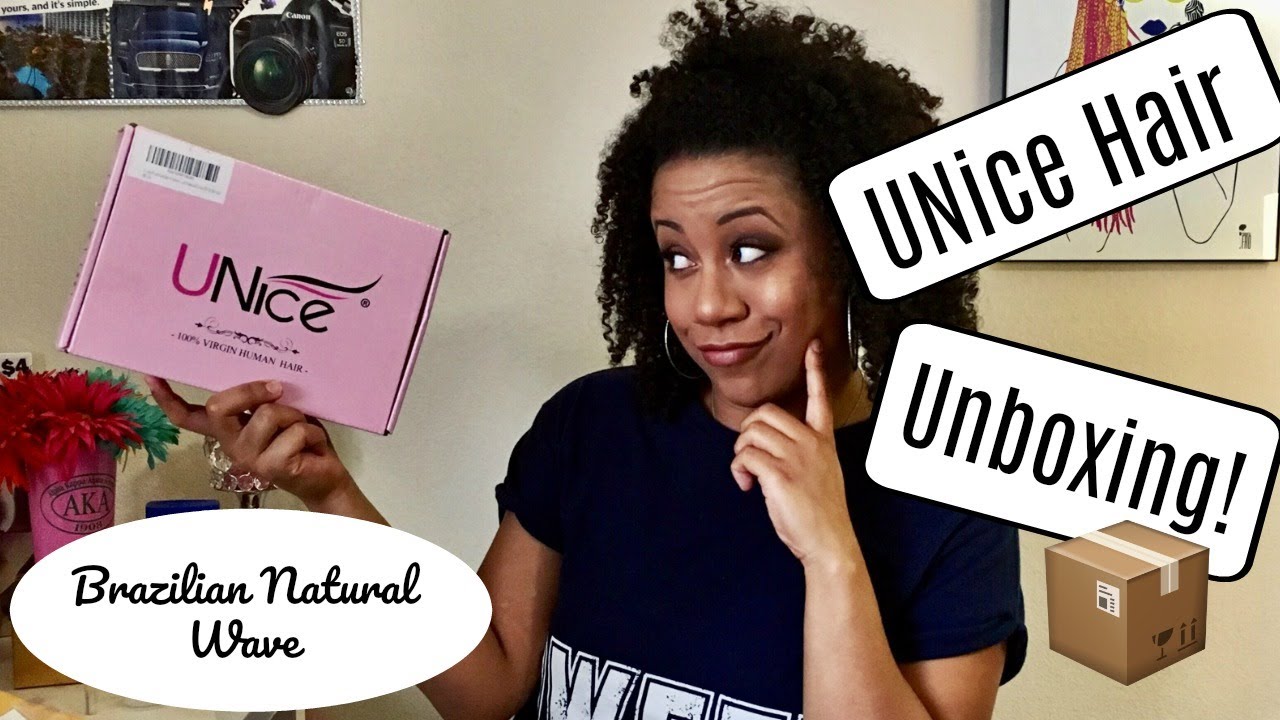UNice Hair Unboxing | Brazilian Natural Wave