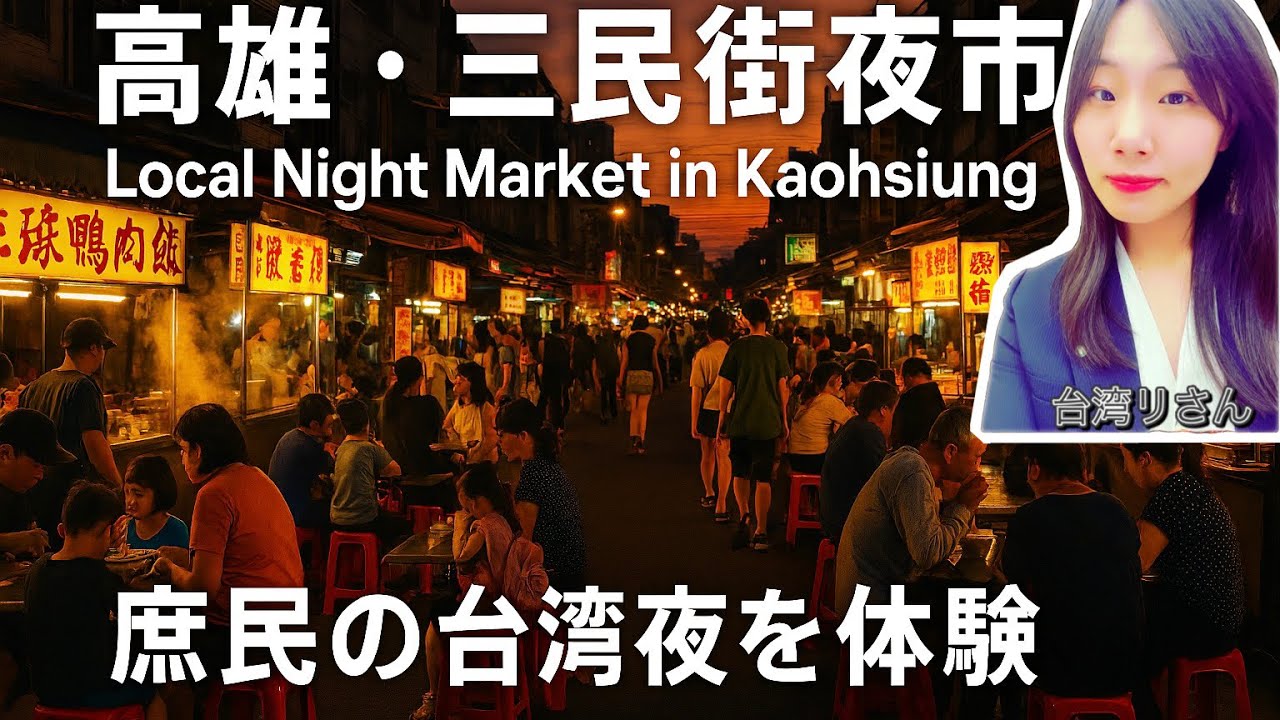 高雄・三民街夜市｜Local Night Market in Kaohsiung｜庶民の台湾夜を体験