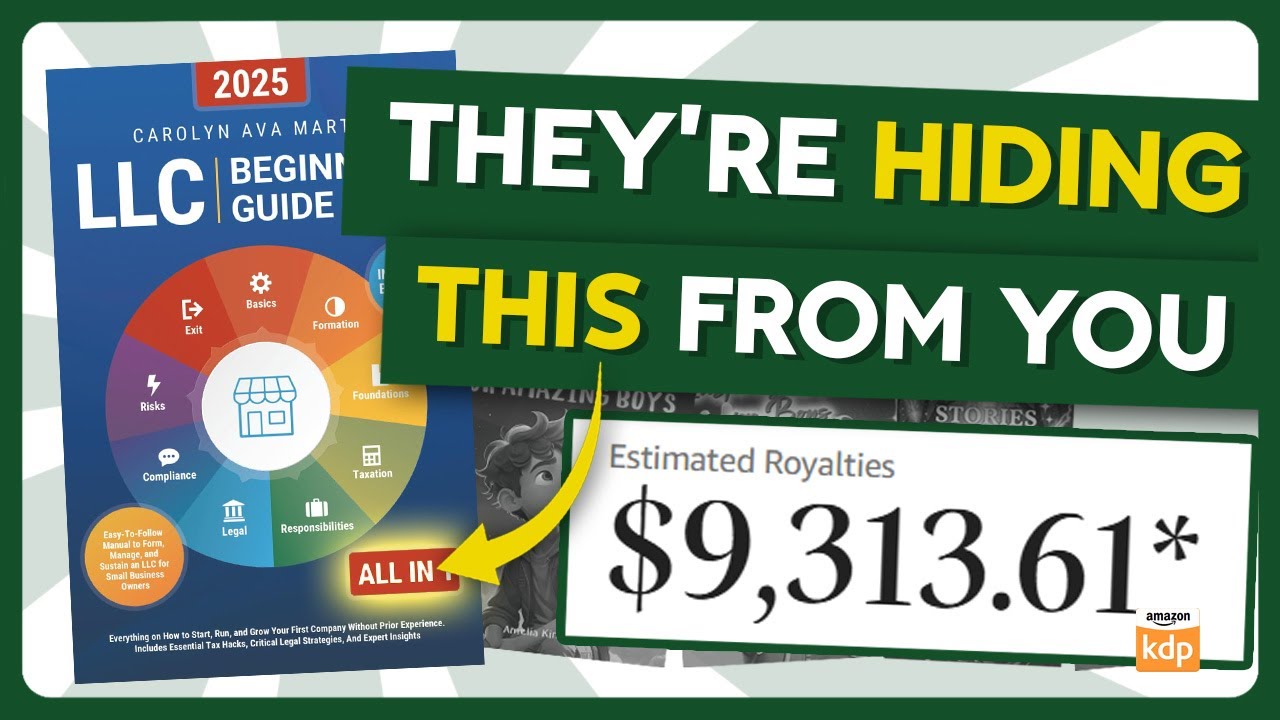 $100,000 per Year Amazon KDP Publishing Secrets They're HIDING From You
