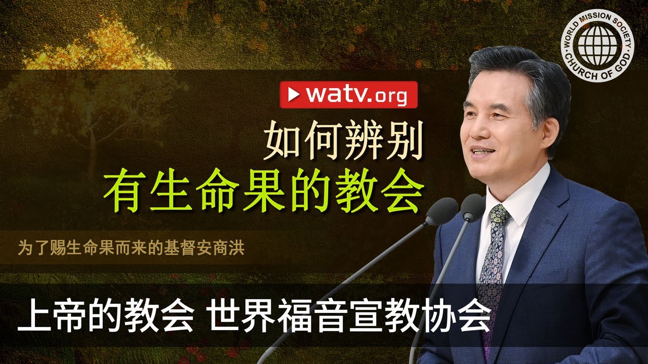 为了赐生命果而来的基督安商洪 | 上帝的教会