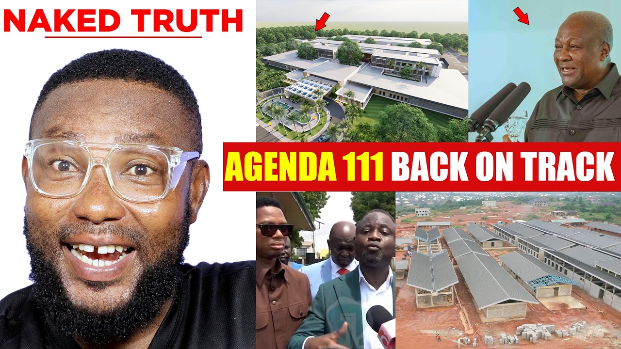 👏Agenda 111: Mahama to COMPLETE 35 Hospitals, Unemployed Health Workers to Return - Health Minister🚨