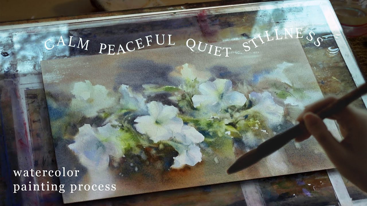 Finding stillness with painting. When the world feels too much, where do you find solace?