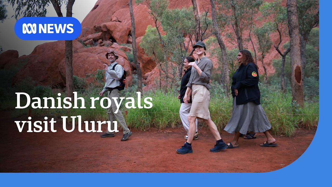 Danish King and Queen visit Uluru on Australia tour | ABC NEWS