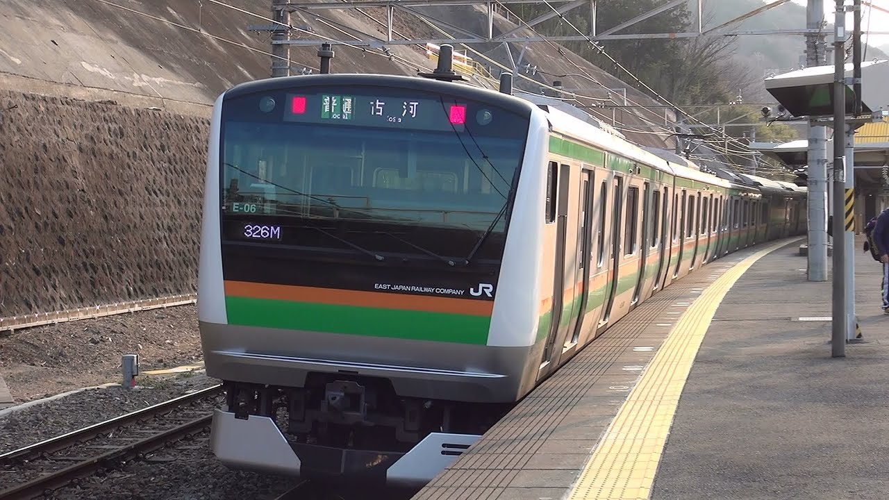 上野東京ライン 古河行き E233系3000番台 函南駅