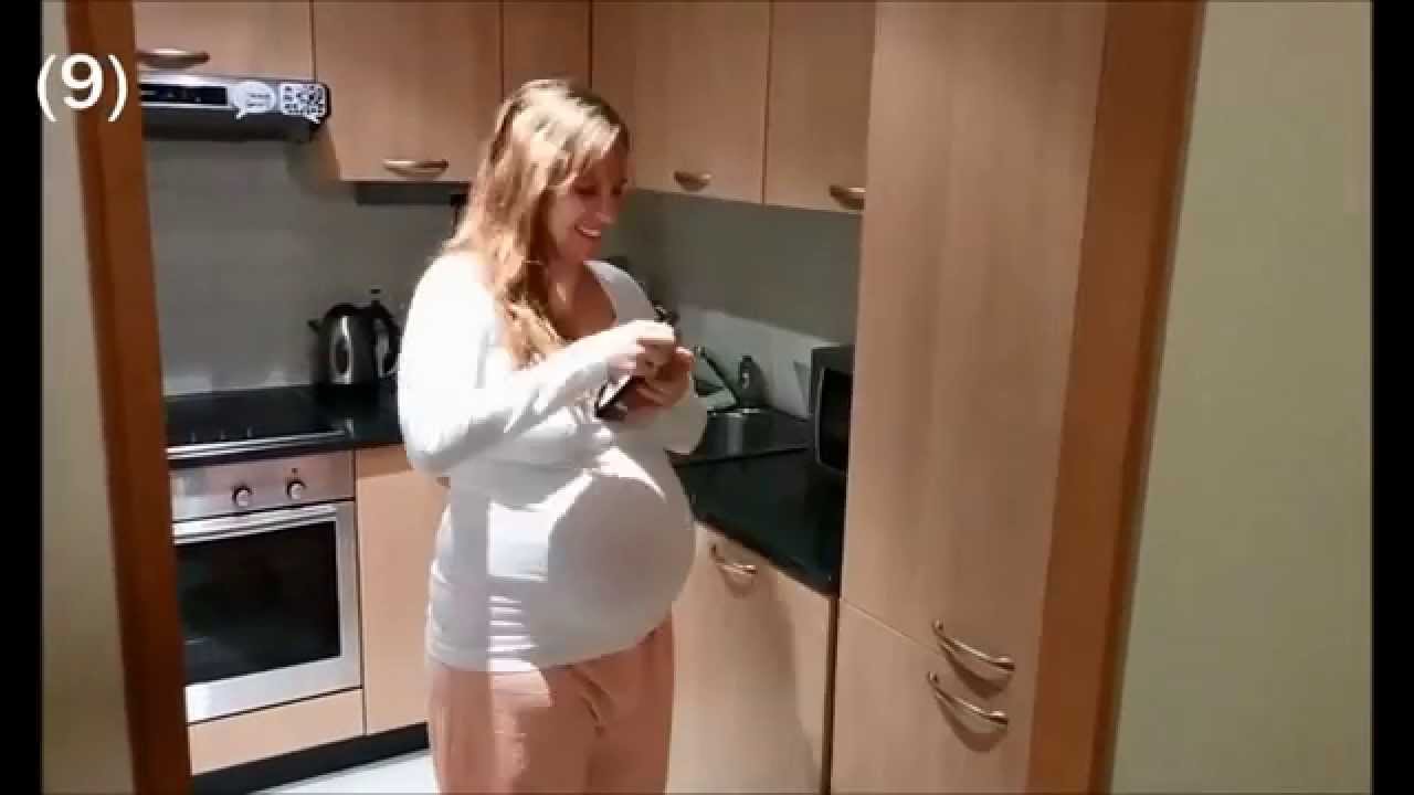 9 months pregnant