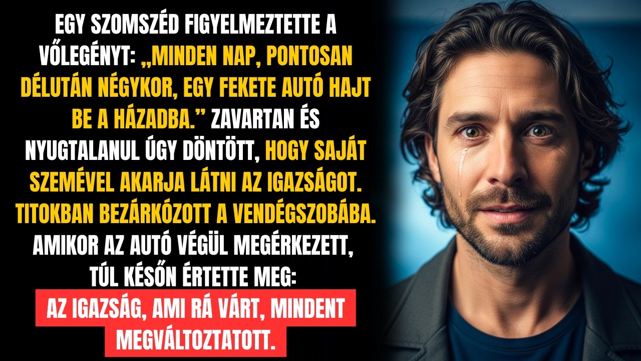 „MINDEN NAP 16 ÓRAKOR EGY AUTÓ HAJT BE A HÁZADBA.” EGY SZOMSZÉD FIGYELMEZTETI A VŐLEGÉNYT
