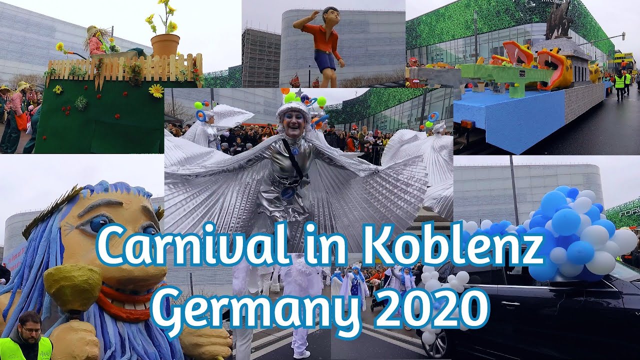 Carnival in Koblenz Germany 2020.