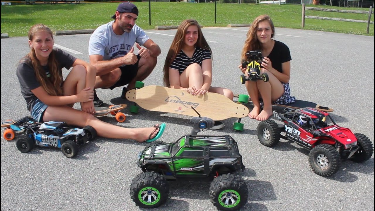 Father & Daughter RC Bash - Longboard Pull - Racing & More