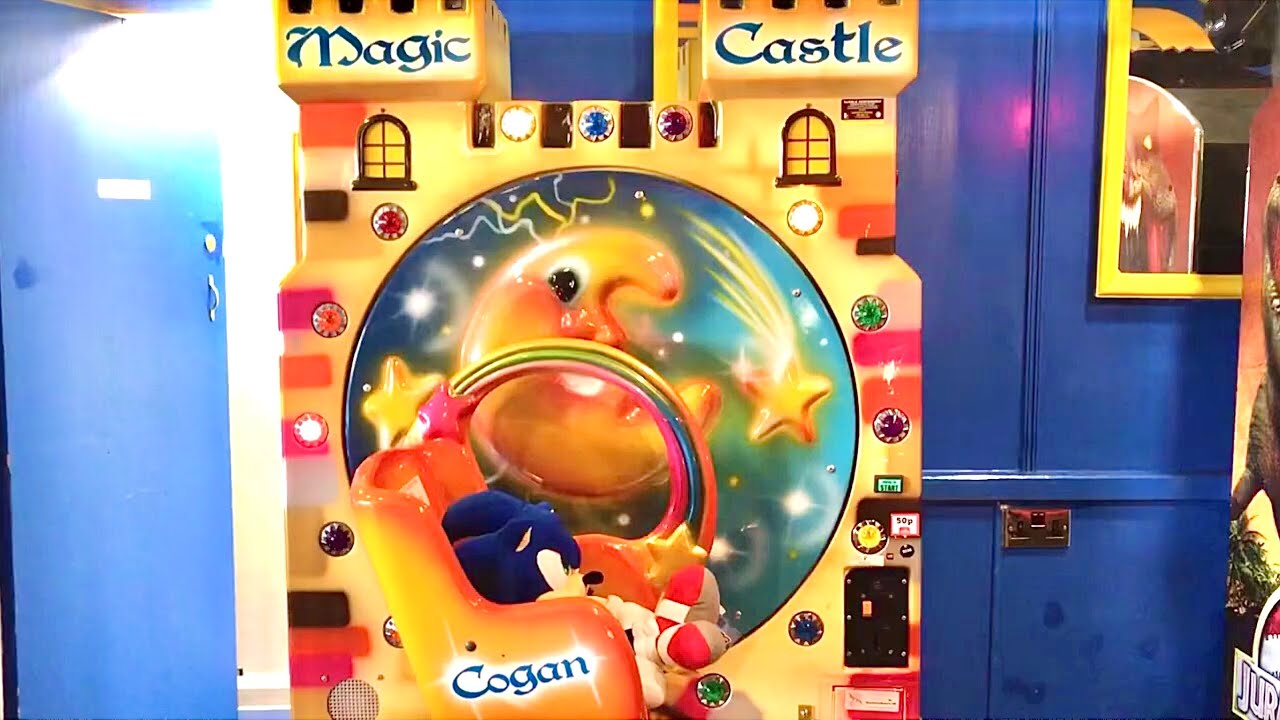 Sonic The Hedgehog Plush Rides Cogan Magic Castle Coin Operated Kiddie Ride