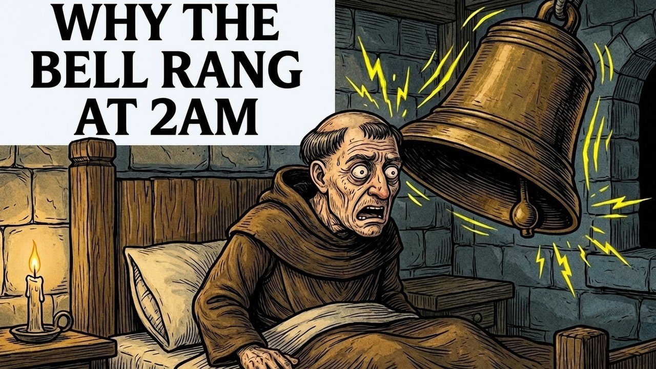 The Bell at 2AM : Life in a Medieval Monastery | Boring Sleep Story