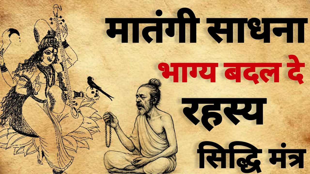 तांत्रिक विद्या की वो साधना | जो भय को भस्म कर देती है | देवी मातंगी |#mantra