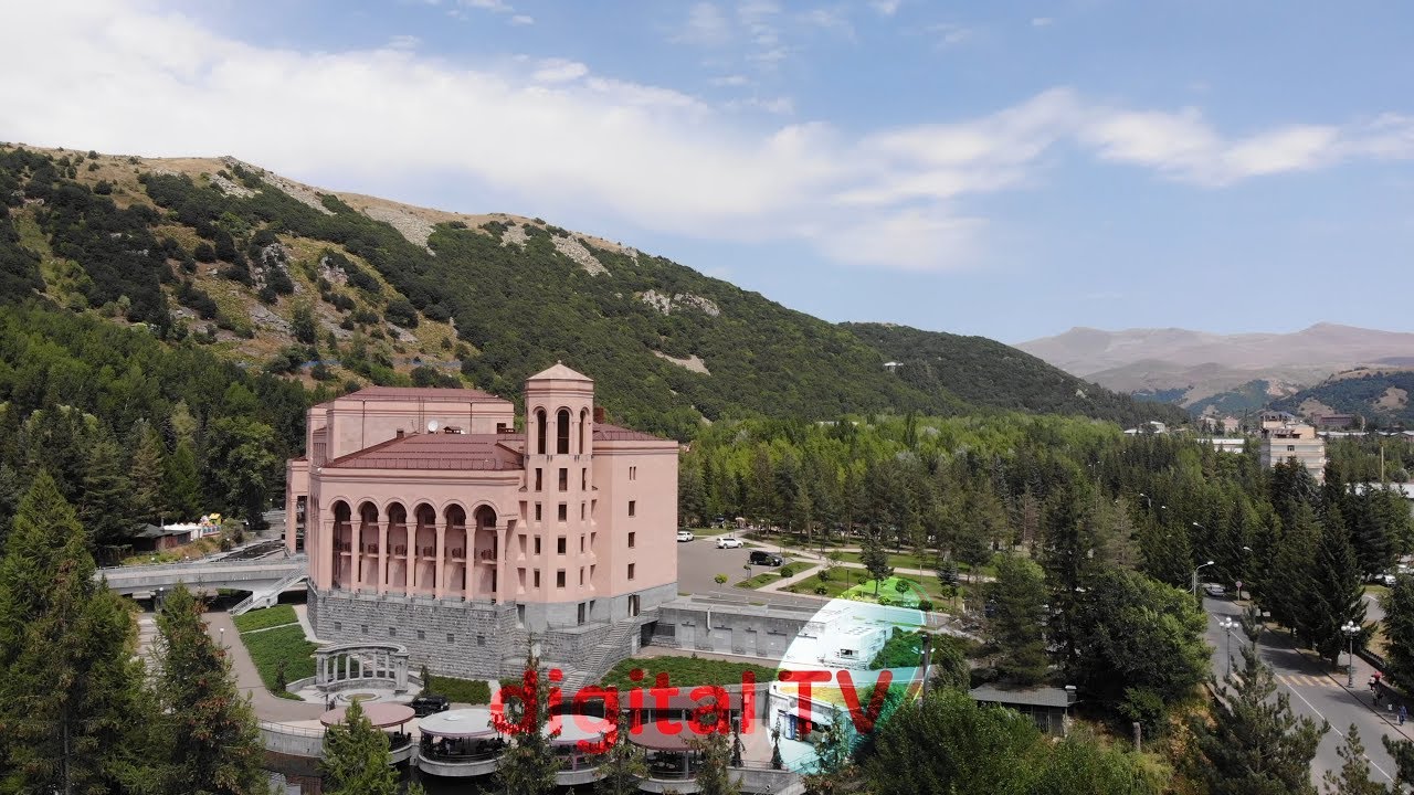 ARMENIA  Jermuk.  АРМЕНИЯ  ДЖЕРМУК DRONE 4K VIDEO