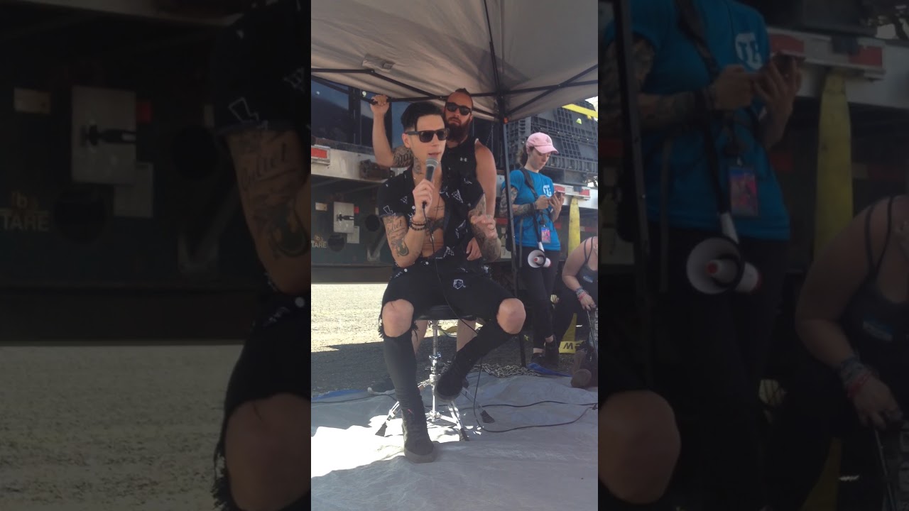 Andy Biersack Talking American Satan